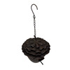Hanging Birdhouse Rustic Acorn Metal Brown 10.5 Inch Outdoor Garden Decor Additional image