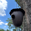 Hanging Birdhouse Rustic Acorn Metal Brown 10.5 Inch Outdoor Garden Decor Lifestyle image 3