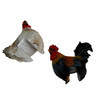 Chicken Rooster Pot Hanger Figurines Set of 4 Resin Planter Decor 3 In Additional image
