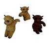 Highland Cow Pot Hangers Set of 3 Resin Farmhouse Planter Edge Figurines Main image