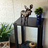 Cast Iron Moose Statue Brown Glossy Wildlife Sculpture 8.5 Inch Decor Lifestyle image 2