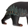 Metal Bear Wall Sculpture Rustic Woodland Forest Scene 19.5in Wall Decor Additional image