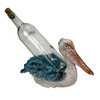Coastal Animal Wine Bottle Holder Resin Tabletop Rack Bar Decor Gift Main image