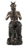 Bronzed Finish Pan Playing Flute Statue Greek Mythology Faun Additional image