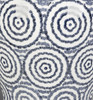 AA Importing Blue and White Circles 10" Ginger Jar with Lid Additional image