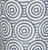 AA Importing Blue and White Circles Cylindrical Jar with Lid Additional image