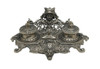 7 Inch Diameter Pewter Finish Inkwell Main image