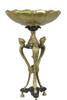 21 Inch Tall Brass Three Leg Compote Additional image