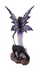 Purple Fairy Walking w/Black Panther Pet Statue Additional image