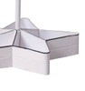 Irvin's Country Tinware Star Table Top Organizer in White Additional image