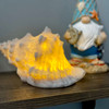 8 Inch Resin LED Frog Shell Accent Lamp Sea Table Light Nautical Home Decor Lifestyle image 1
