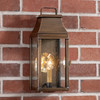 Valley Forge Wall Light in Weathered Brass - 1 Light - Irvin's Tinware Additional image