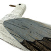 Wooden Seagull Statues Set of 2 Coastal White Bird Shelf Decor 7.5 In Additional image