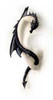 Alchemy Gothic Black Dragon Double Sided Ear Wrap Earring Additional image