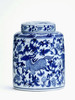 AAI 10" Ginger Jar, Chinoiserie Deer Design, Blue and White Main image