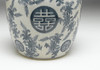 AA Importing 59761 Blue And White Round Jar With Lid Additional image
