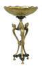 21 Inch Tall Brass Three Leg Compote Main image