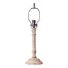 Irvins Country Tinware Gatlin Wood Table Lamp Base in Hartford Buttermilk Main image