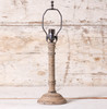 Irvins Country Tinware Gatlin Wood Table Lamp Base in Hartford Buttermilk Additional image