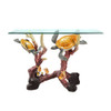 Stunning Sea Turtle Glass Top Console Table Main image