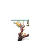 Stunning Sea Turtle Glass Top Console Table Additional image