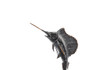 Tail Walker Hand Finished Brass and Marble Sailfish Statue Additional image