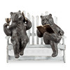 SPI Hipster Bears on Bench Garden Main image
