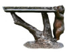 Curious Bear Hand Painted Aluminum End Table Main image