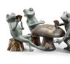 Card Cheat Frogs 4 Piece Aluminum Garden Sculpture Additional image