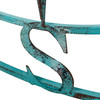 Zeckos 39 Inch Aqua Metal Compass Rose Wall Decor Additional Image 7
