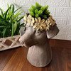 Things2die4 Dog Head  Bust Planter, Magnesium Oxide  13.25 Inches High Additional Image 6