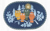 Earth Rugs OP-582 Midnight Owls Oval Patch 20" x 30" Main image