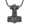 Alchemy Gothic Thor`s Bindrune Hammer Pewter Pendant/Necklace Main image