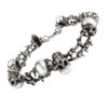 Alchemy Gothic No Man's Land Barbed Wire Skull Bracelet Main image