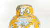 AAI Tropical Leat Round Jar, Yellow and Blue Additional image