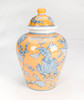 AAI Yellow and Blue Floral Ginger Jar Main image