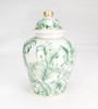 AAI Tropical Leaf Ginger Jar, Green Main image