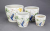 AA Importing Birds and Flowers Set of 4 Planters Main image