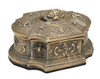 5 1/4 Inch Square Brass Box With Lid Main image
