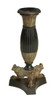 8 Inch Tall Black And Bronze Finish Candlestick Main image