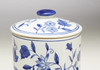 AA Importing 59791 Blue And White Round Jar With Lid Additional image