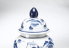 AA Importing 59760 Blue And White Ginger Jar With Lid Additional image
