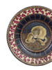 15 Inch Diameter Hand Painted Lion Decorative Plate Additional image