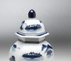 AA Importing 59742 Blue And White Shaped Ginger Jar With Lid Additional image