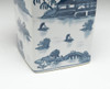 AA Importing 59745 12 Inch Blue & White Square Jar Additional image