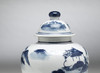 AA Importing 59731 Blue And White Ginger Jar With Lid Additional image