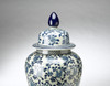 AA Importing 59707 24 Inch Antiqued Pale Green And Blue Jar With Lid Additional image