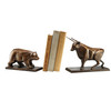 SPI Home Pair of Cast Iron Bronze Finish Bull & Bear Bookends Main image