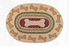 Earth Rugs OP-24 Dog Bones Oval Patch 20" x 30" Main image