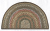 Earth Rugs SC-51 Fir / Ivory Large Rug Slice 24" x 39" Main image